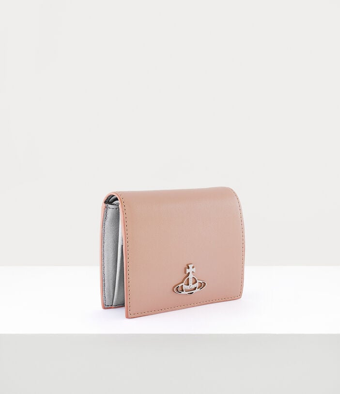 Vivienne Westwood PEARLISED LEATHER WOMAN BILLFOLD